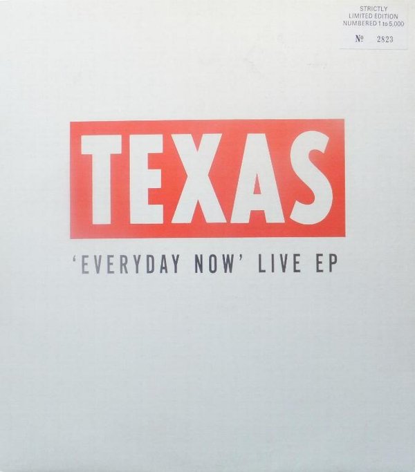 Texas - Everyday Now Live EP ( MINT )