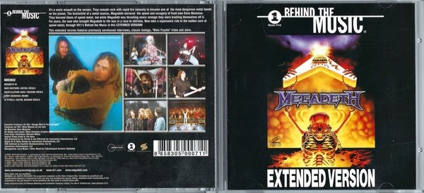 Megadeth - Behind The Music ( MINT )