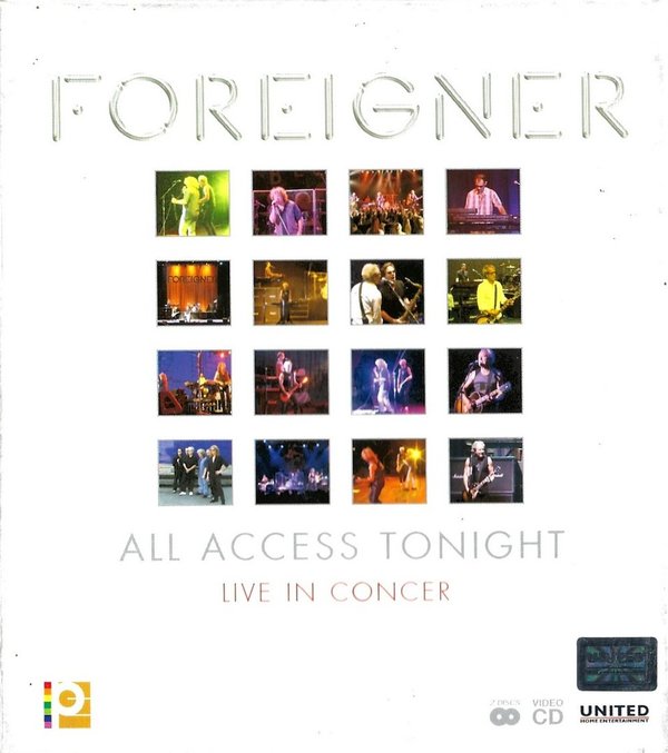 Foreigner - All Access Tonight ( Live In Concert 25 ) ( MINT )