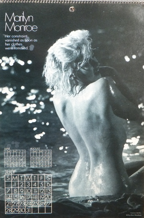 Marilyn Monroe 1974 Calendar