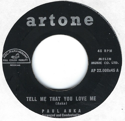 Paul Anka - Tell Me That You Love Me