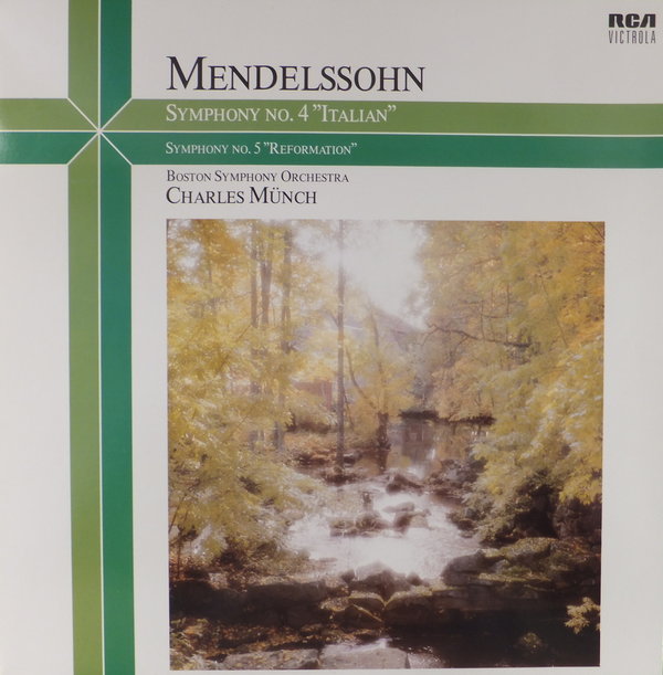 Charles Münch & Het Boston Symphony Orchestra - Symphony No. 4, Italian / Symphony No. 5 Reformation