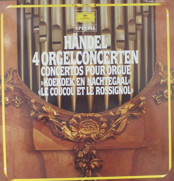 August Wenzinger & Het Schola Cantorum Basiliensis - 4 Orgelconcerten ( Händel )